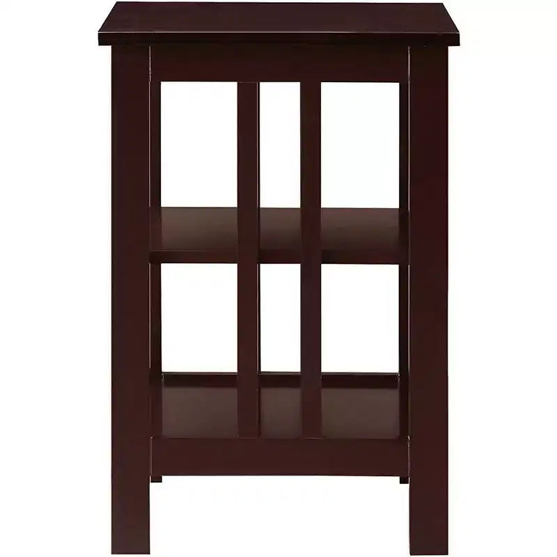 HomeStock Belmont Tavolino da Divano con Superficie Spaziosa e Ripiani Multipli, Tavolino Funzionale per Libri, Decorazioni e Uso Quotidiano