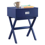 HomeStock Belmont Tavolino con Ampio Cassetto e Superficie Larga, Tavolino Laterale Moderno per Lampade, Decorazioni e Uso Quotidiano in Soggiorno