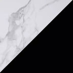 HomeStock Belmont Tavolino con Tre Ripiani Aperti e Pannelli a X, Tavolino Laterale Contenitore in Stile Transizionale per Arredamento Costiero o Rustico