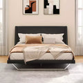 Christopher Knight Home Adrian Moderno Letto Imbottito in Ecopelle con Design a Onda Curva