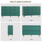 Cassettiera a 3 cassetti per camera da letto, cassettiera a scanalature da 71 cm con maniglie dorate, cassettiera in legno, comodino stretto, organizer per vestiti per camera da letto