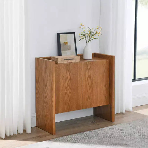 Mobile buffet credenza da 33,9 pollici con ripiani regolabili, mobile contenitore per ingresso, soggiorno, cucina o sala da pranzo