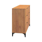 Cassettiera a 6 cassetti Galano Zaffy (Interlock) - Noce ambrato