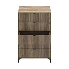 Cassettiera Galano Zaffy a 5 cassetti (Interlock) - Quercia nodosa