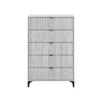 Cassettiera 5 cassetti Galano Zaffy (Interlock) - Quercia Grigio Polvere