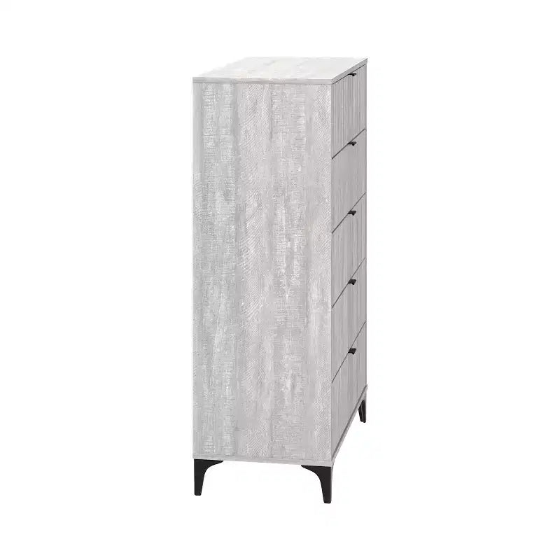 Cassettiera 5 cassetti Galano Zaffy (Interlock) - Quercia Grigio Polvere
