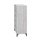 Cassettiera 5 cassetti Galano Zaffy (Interlock) - Quercia Grigio Polvere