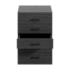 Cassettiera a 5 cassetti Galano Hamsper (interblocco) - Rovere grigio scuro