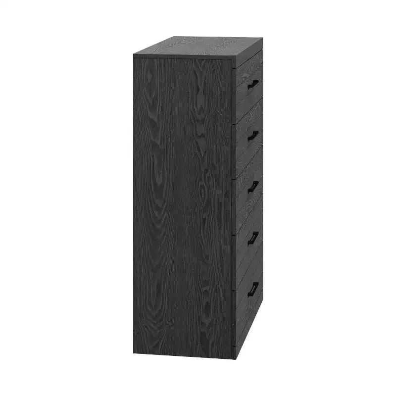 Cassettiera a 5 cassetti Galano Hamsper (interblocco) - Rovere grigio scuro