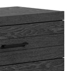 Cassettiera a 5 cassetti Galano Hamsper (interblocco) - Rovere grigio scuro