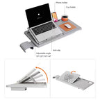 Sedia da ufficio ergonomica Newtral con poggiapiedi - Sedia reclinabile con braccioli 4D - NT002+LAPD-GRAY