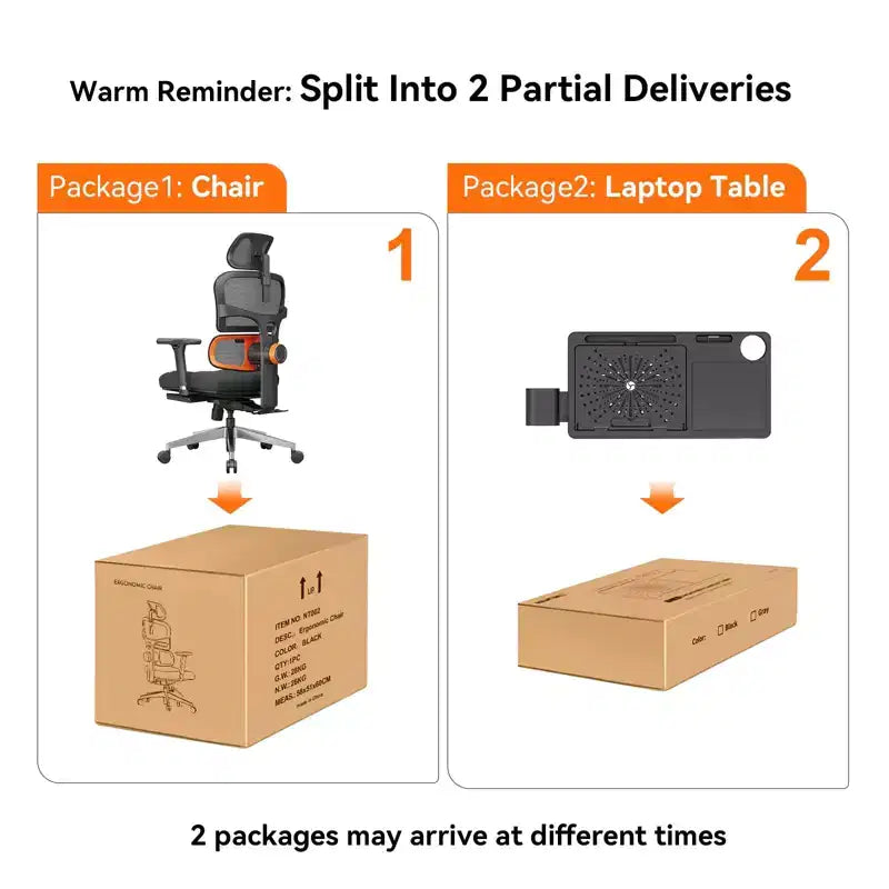 Sedia da ufficio ergonomica Newtral con poggiapiedi - Sedia reclinabile con braccioli 4D - NT002+LAPD-GRAY
