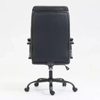 Sedia da ufficio Okak High-Back, sedia da scrivania imbottita con altezza regolabile e ruote, comoda sedia per sala lettura, studio