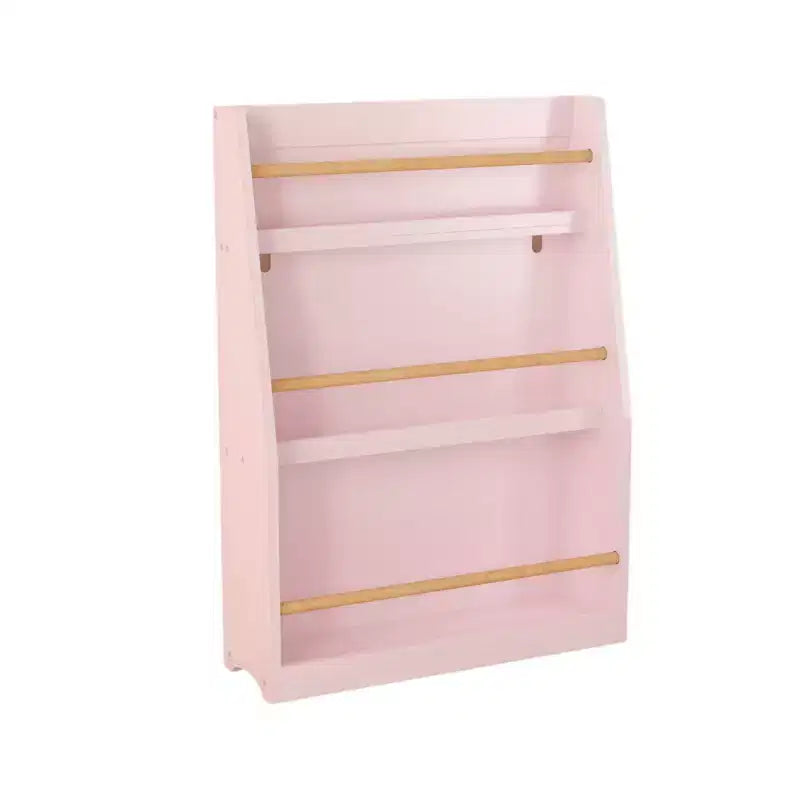 Okak Kid Scaffale per Libri, Scaffali Portaoggetti a 3 Ripiani, Piccola Libreria per Libri e CD, Contenitore Organizzatore per Soggiorno, Corridoio, Ufficio