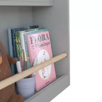 Okak Kid Scaffale per Libri, Scaffali Portaoggetti a 3 Ripiani, Piccola Libreria per Libri e CD, Contenitore Organizzatore per Soggiorno, Corridoio, Ufficio