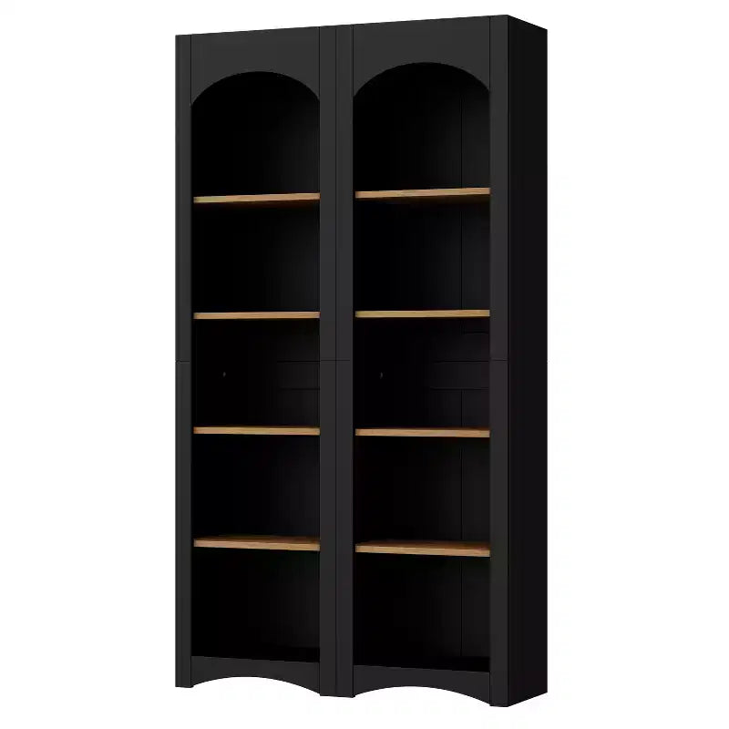 Okak Libreria Moderna, Scaffali Portaoggetti con 8 Ripiani Regolabili, Organizer Portaoggetti Autoportante Set di 2 per Soggiorno, Ufficio