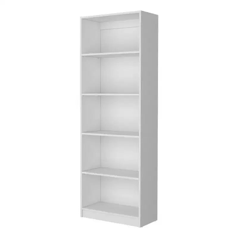 Libreria Okak Minimalism, Vetrina con 5 Ripiani Aperti, Organizzatore di Archiviazione Indipendente per Soggiorno, Ufficio