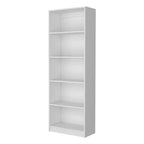 Libreria Okak Minimalism, Vetrina con 5 Ripiani Aperti, Organizzatore di Archiviazione Indipendente per Soggiorno, Ufficio