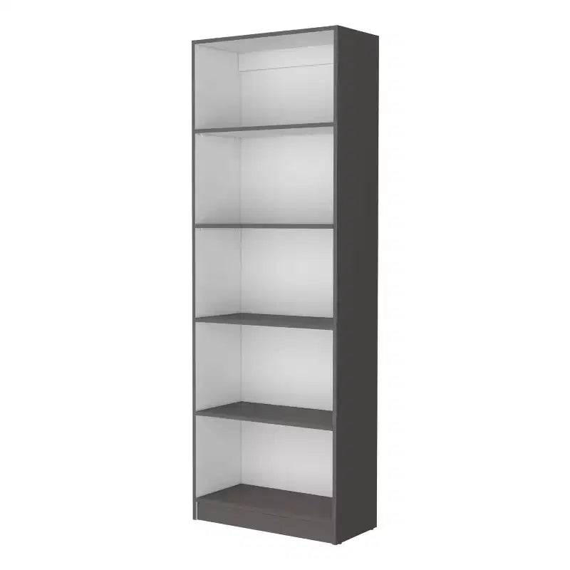 Libreria Okak Minimalism, Vetrina con 5 Ripiani Aperti, Organizzatore di Archiviazione Indipendente per Soggiorno, Ufficio