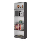 Libreria Okak Minimalism, Vetrina con 5 Ripiani Aperti, Organizzatore di Archiviazione Indipendente per Soggiorno, Ufficio