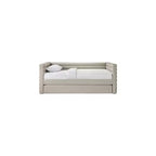 Meridian Furniture, Letto a giorno doppio in pelle vegana Beverly