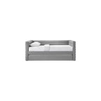 Meridian Furniture, Letto a giorno doppio in pelle vegana Beverly