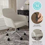 Sedia da ufficio imbottita Rayna Martha Stewart