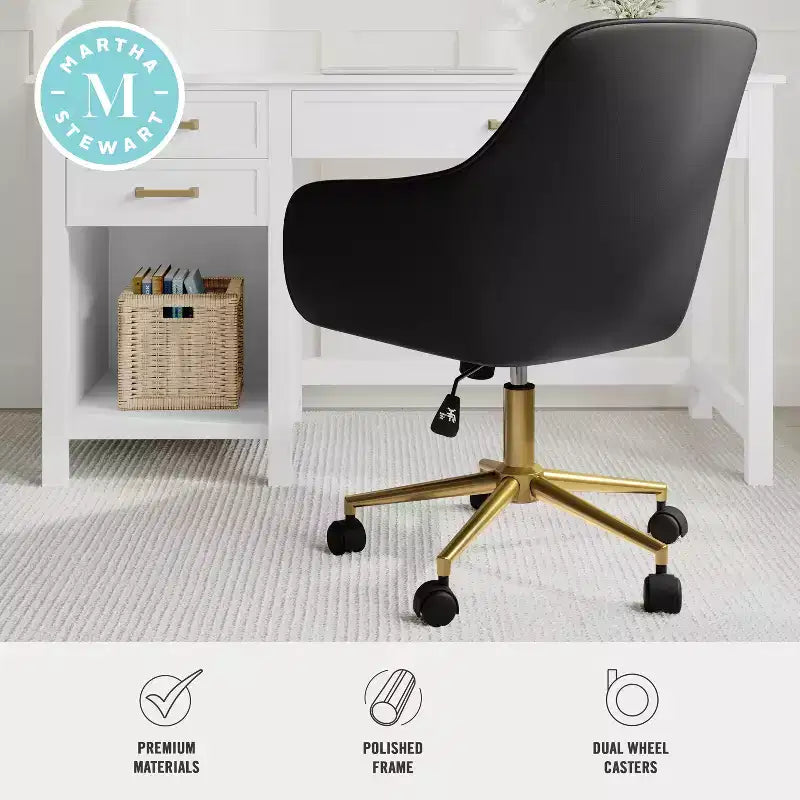 Sedia da ufficio imbottita Rayna Martha Stewart