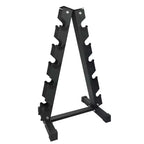 CuisinSmart Dumbbell Rack Stand Only with 5 Tier Compact Dumbbell Rack, Portable Weight Storage Organizer for Home Gym Space, 480LBS Capacity, Black