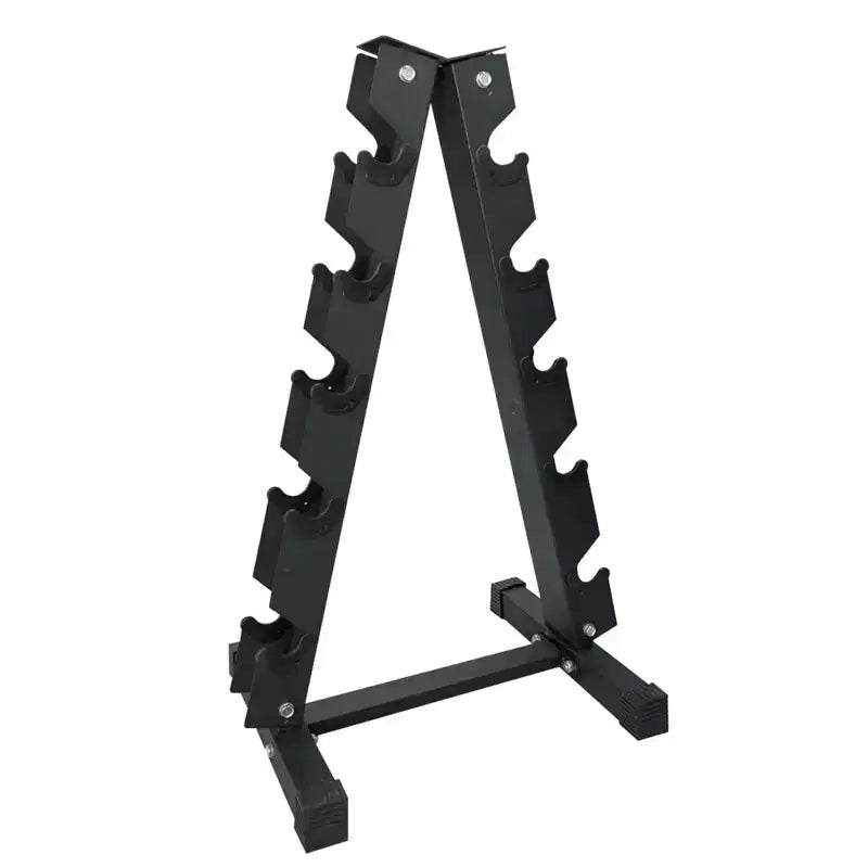 CuisinSmart Dumbbell Rack Stand Only with 5 Tier Compact Dumbbell Rack, Portable Weight Storage Organizer for Home Gym Space, 480LBS Capacity, Black