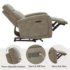 Poltrona reclinabile elettrica Zero Wall Hugger Spruce & Spring