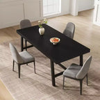70.87Inch Large Long Dining Table for 6-8 People, Wooden Kitchen Table with Sturty Legs for Kitchen, Dining Room