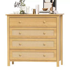 Madia Okak Farmhouse, Credenza con 4 Cassetti, Mobile Contenitore per Soggiorno, Sala da Pranzo, Cucina