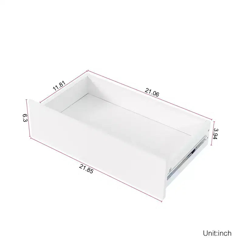 Okak 63in Dispensa, Mobile da Cucina Autoportante con 4 Ante e 4 Cassetti, Mobile Contenitore per Soggiorno, Sala da Pranzo