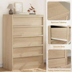 COZONY Cassettiera a 5/7 cassetti per camera da letto, Comodino alto moderno con ampio spazio, Organizzatore in legno per soggiorno, cameretta, ingresso