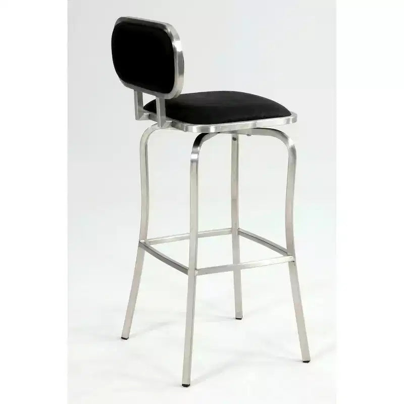 Tabouret haut de bar moderne pivotant à mémoire Chintaly Imports