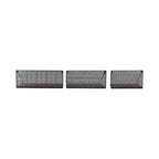 Set di 3 Scaffali da Parete – Mensole Sospese Boho in Metallo e Legno con Finitura Impiallacciata – Struttura in Ferro – Mensole Galleggianti Decorative per Casa e Ufficio