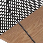 Set di 3 Scaffali da Parete – Mensole Sospese Boho in Metallo e Legno con Finitura Impiallacciata – Struttura in Ferro – Mensole Galleggianti Decorative per Casa e Ufficio