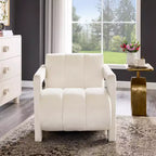 Poltrona di design in velluto Velmor di Roundhill Furniture