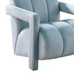 Poltrona di design in velluto Velmor di Roundhill Furniture