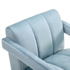 Poltrona di design in velluto Velmor di Roundhill Furniture