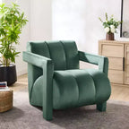 Poltrona di design in velluto Velmor di Roundhill Furniture