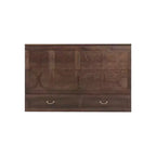 Letto a scomparsa Keloyid Haimyy Queen con struttura in legno massiccio, caricatore integrato e cassetto robusto