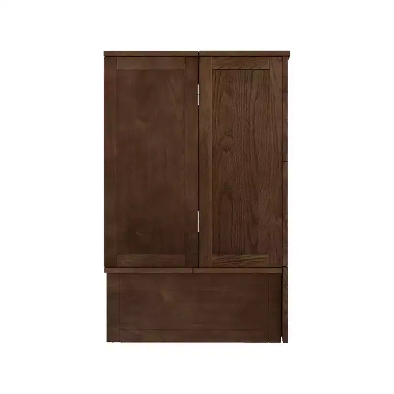 Letto a scomparsa Keloyid Haimyy Queen con struttura in legno massiccio, caricatore integrato e cassetto robusto