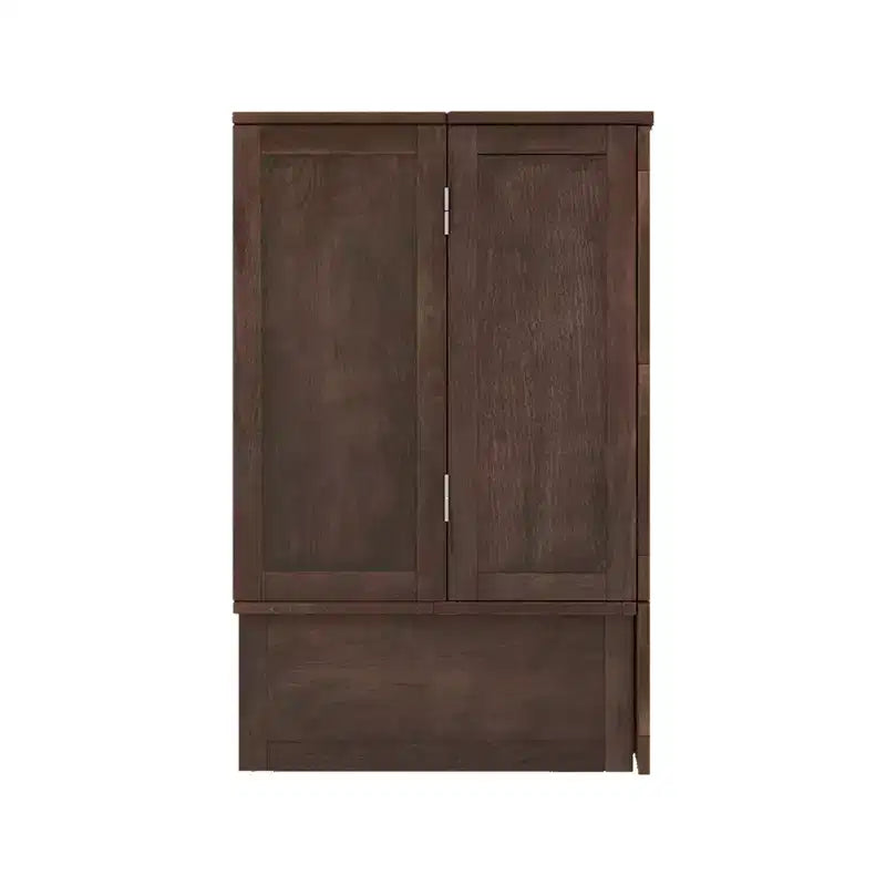 Letto a scomparsa Keloyid Haimyy Queen con struttura in legno massiccio, caricatore integrato e cassetto robusto