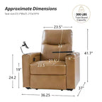 Set reclinabile Flora in vera pelle, 2 pezzi|HULALA HOME