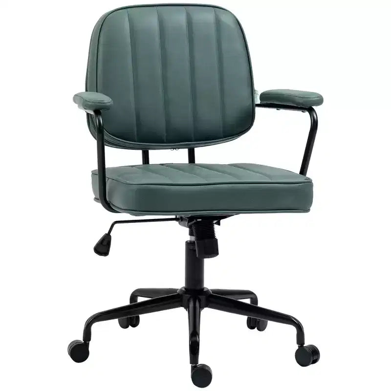Okak Sedia da Ufficio Ergonomica con Supporto Lombare Regolabile, Sedia da Computer Imbottita con Poggiatesta e Braccioli Regolabili per Casa, Ufficio