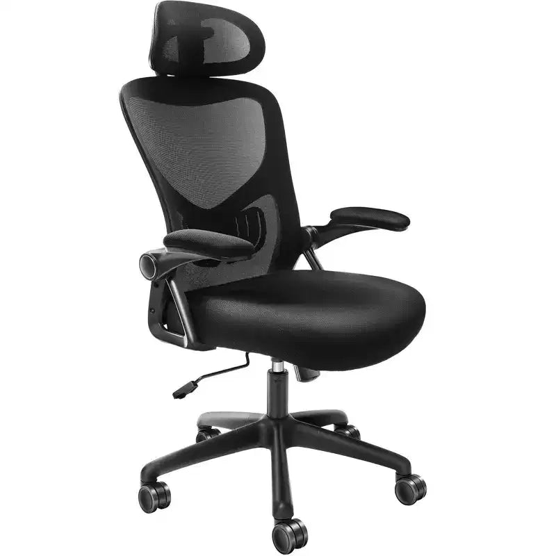 Okak Sedia da Ufficio Ergonomica con Supporto Lombare Regolabile, Sedia da Computer Imbottita con Poggiatesta e Braccioli Regolabili per Casa, Ufficio