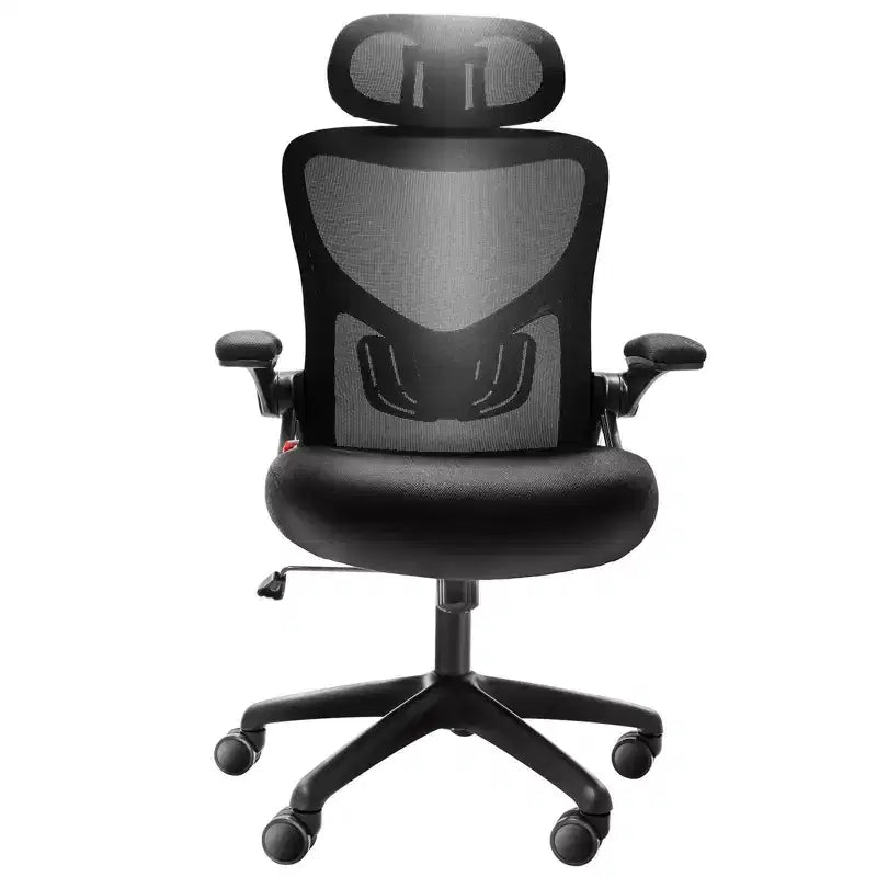 Okak Ergonomic Office Chair with Adjustable Lumbar Support, Upholstered Computer Chair with Adjustable Headrest and Armrest for Home, Office