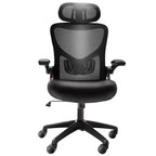 Okak Ergonomic Office Chair with Adjustable Lumbar Support, Upholstered Computer Chair with Adjustable Headrest and Armrest for Home, Office